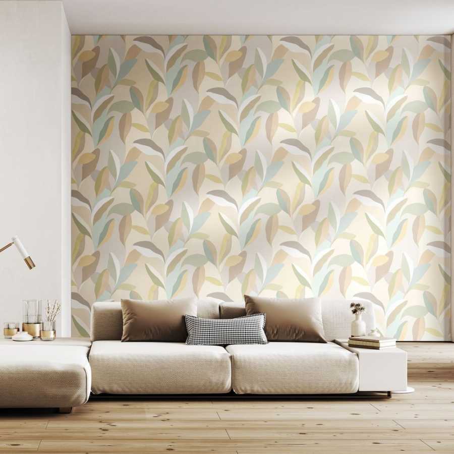 Ohpopsi Laid Bare Riviera LBK50143W Wallpaper - Asparagus