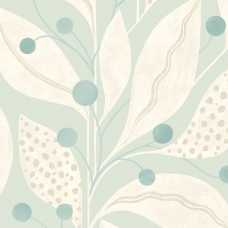 Ohpopsi Laid Bare Berry Dot LBK50149W Wallpaper - Duckegg