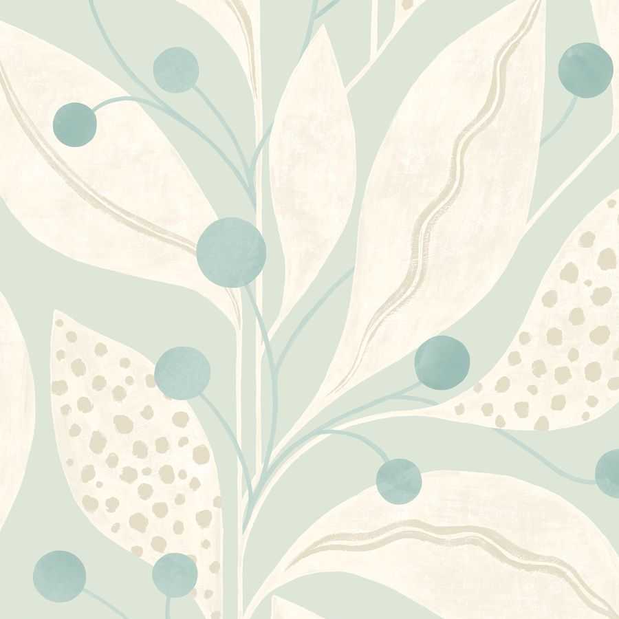 Ohpopsi Laid Bare Berry Dot LBK50149W Wallpaper - Duckegg