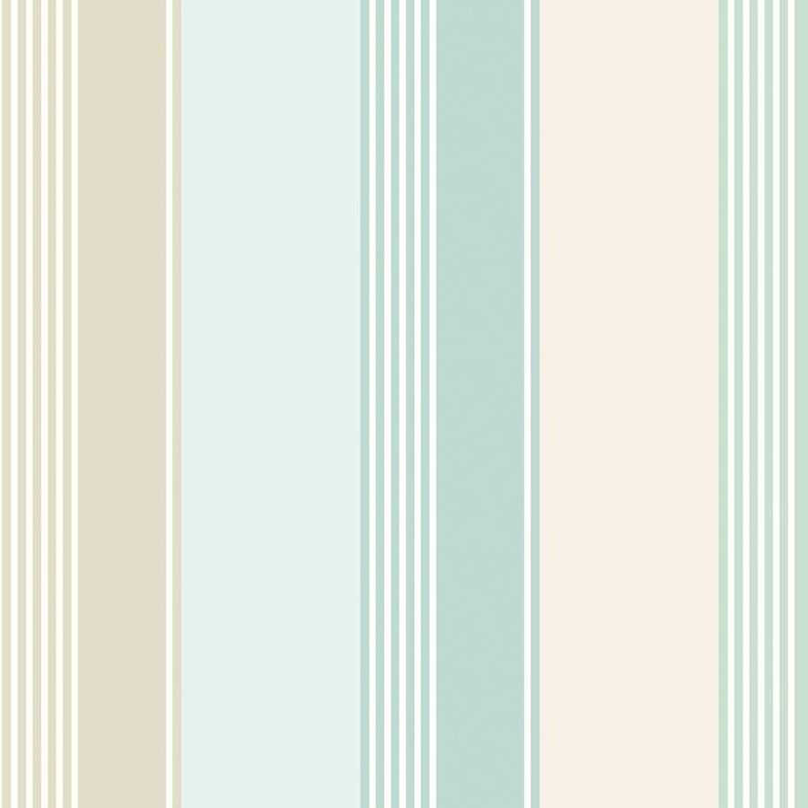 Ohpopsi Laid Bare Multi Stripe LBK50151W Wallpaper - Turquoise