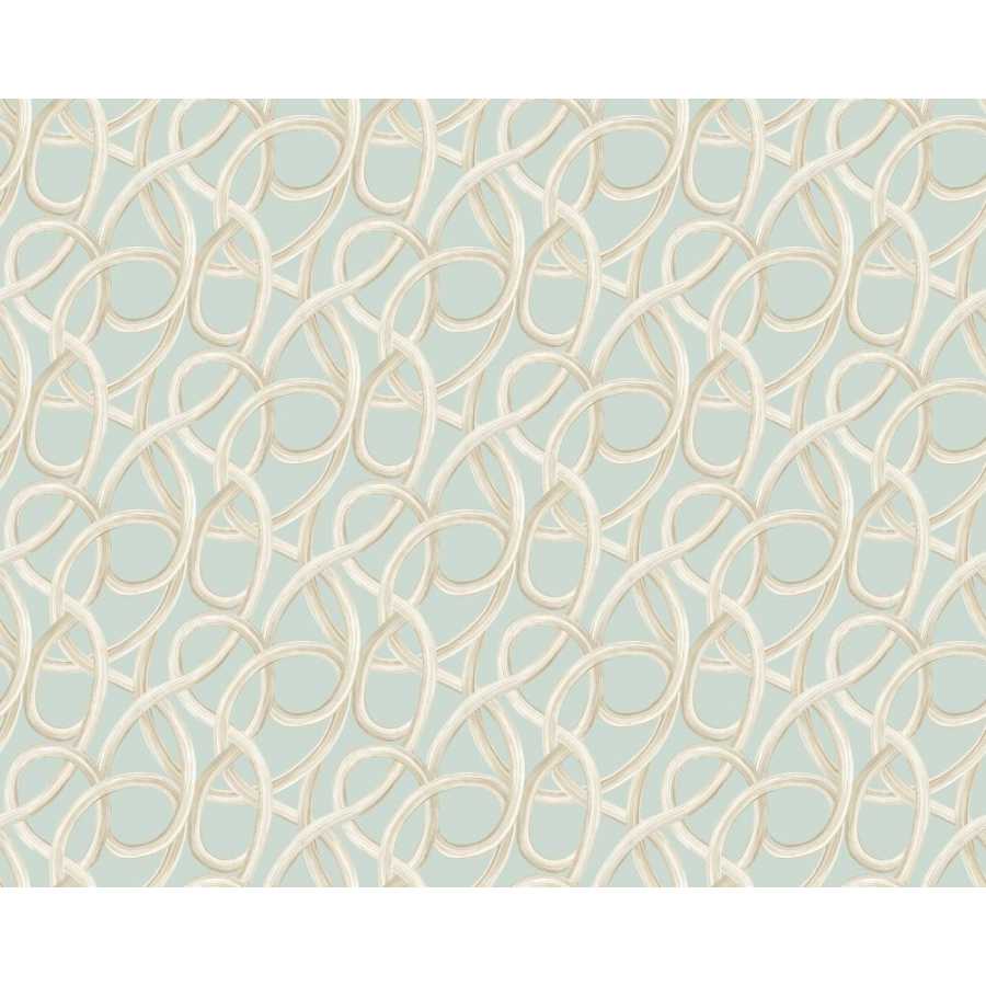 Ohpopsi Laid Bare Twisted Geo LBK50153W Wallpaper - Opal