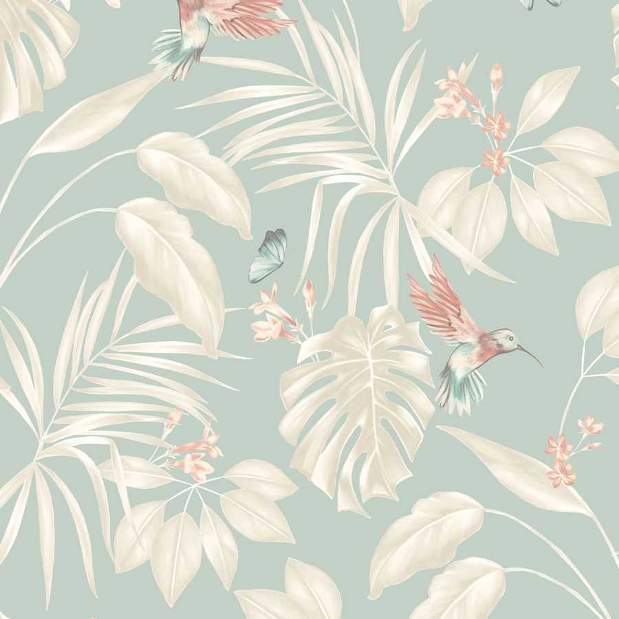 Ohpopsi Laid Bare Hummingbird LBK50155W Wallpaper - Rich Duckegg