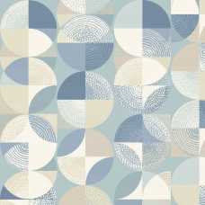 Ohpopsi Laid Bare Orb LBK50162W Wallpaper - Copenhagen Blue