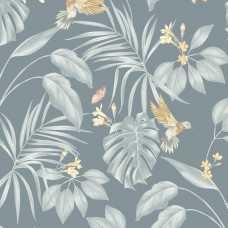 Ohpopsi Laid Bare Hummingbird LBK50163W Wallpaper - Petrol