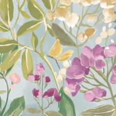 Ohpopsi Riches of Nature Florence RON50103W Wallpaper - Petrol & Amethyst