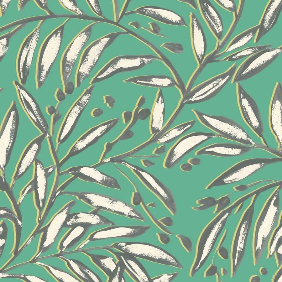 Ohpopsi Riches of Nature Lorena Vine RON50111W Wallpaper - Emerald