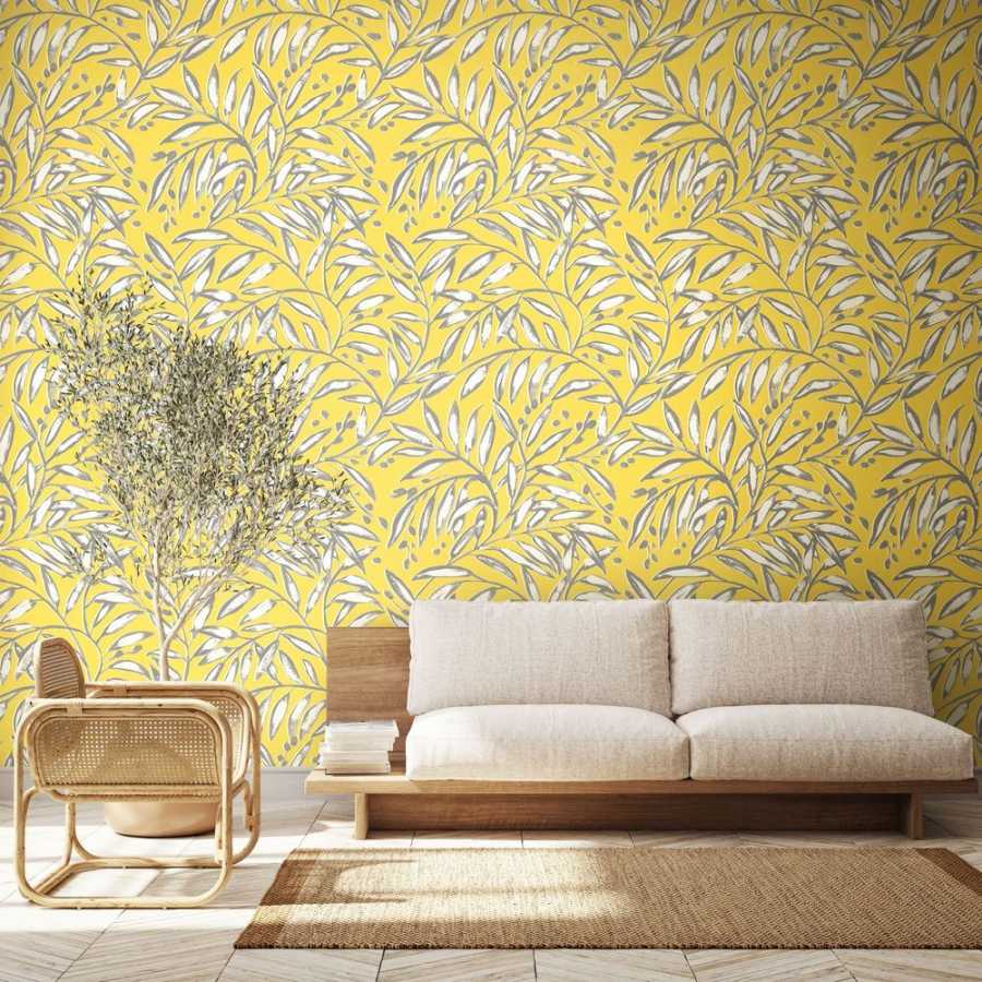 Ohpopsi Riches of Nature Lorena Vine RON50115W Wallpaper - Sunshine