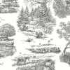 Ohpopsi Riches of Nature Eve Toile RON50125W Wallpaper - Noir