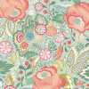 Ohpopsi Riches of Nature Emily Rose RON50130W Wallpaper - Mint & Peach