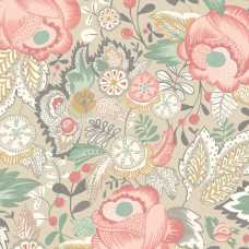 Ohpopsi Riches of Nature Emily Rose RON50132W Wallpaper - Soft Flamingo