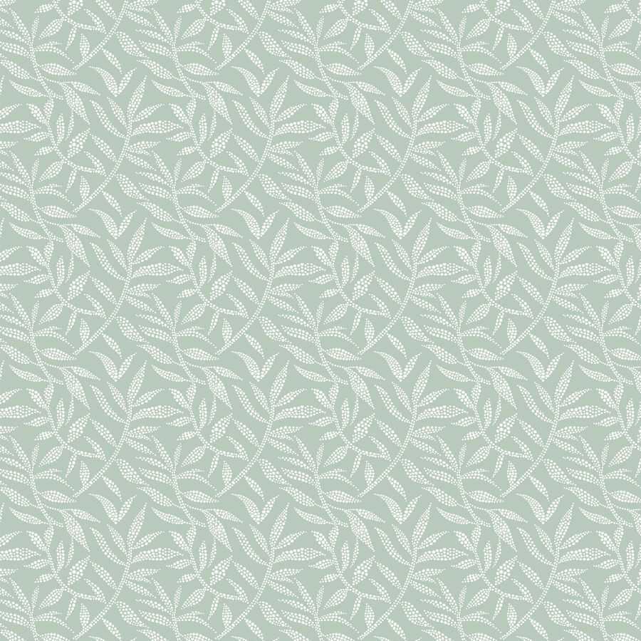 Ohpopsi Riches of Nature Dotty Leaf RON50142W Wallpaper - Seafoam