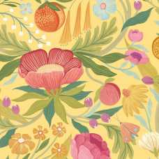 Ohpopsi Riches of Nature Clementine RON50146W Wallpaper - Marigold