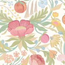 Ohpopsi Riches of Nature Clementine RON50150W Wallpaper - Blossom & Sage