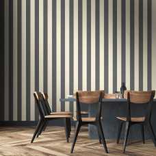 Ohpopsi Simply Stripes Bloc Stripe SIS50106W Wallpaper - Onyx