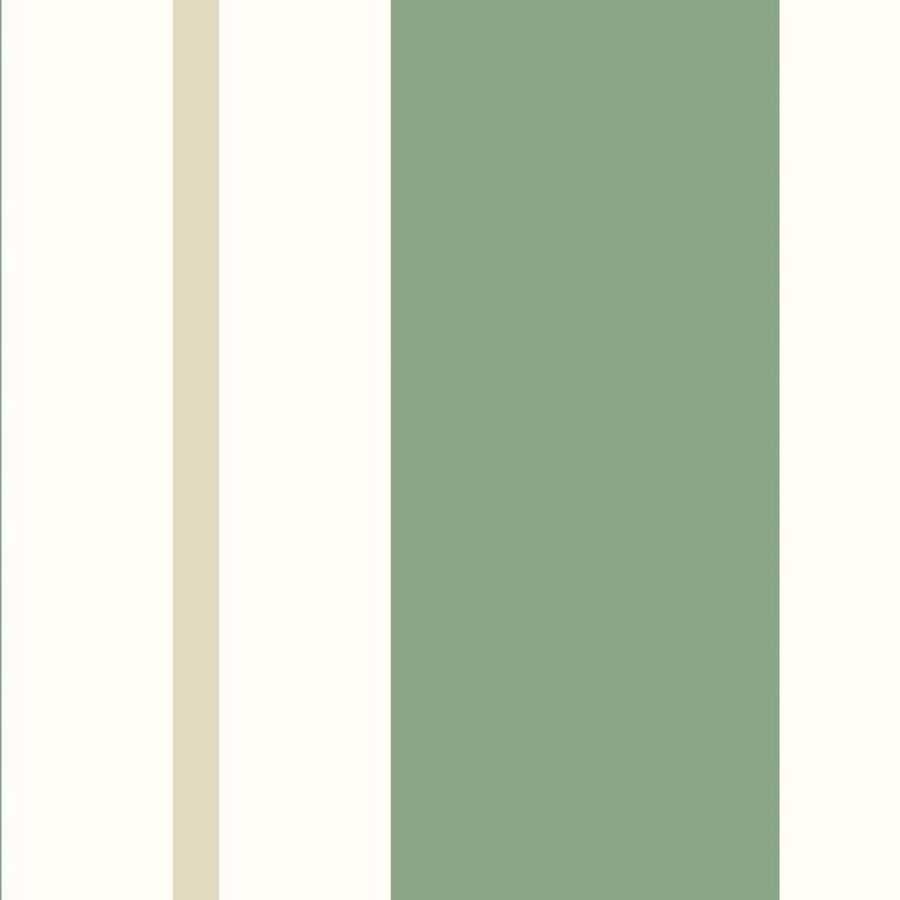 Ohpopsi Simply Stripes Wide Multi Stripe SIS50140W Wallpaper - Moss