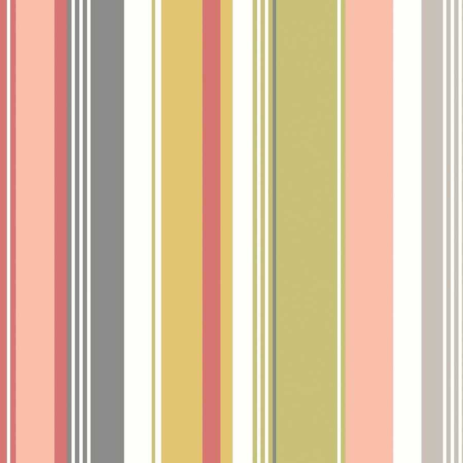 Ohpopsi So Stripey Barcode STR50101W Wallpaper - Olive Mix