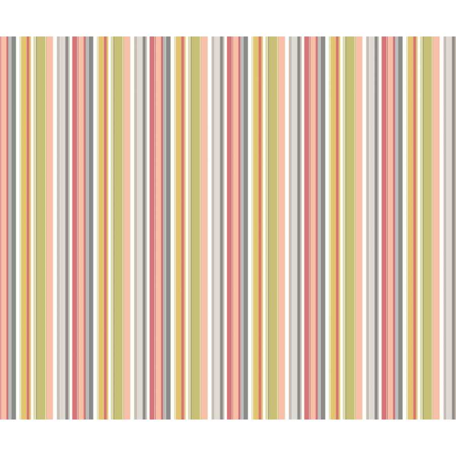 Ohpopsi So Stripey Barcode STR50101W Wallpaper - Olive Mix