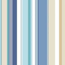 Ohpopsi So Stripey Barcode STR50107W Wallpaper - Ocean