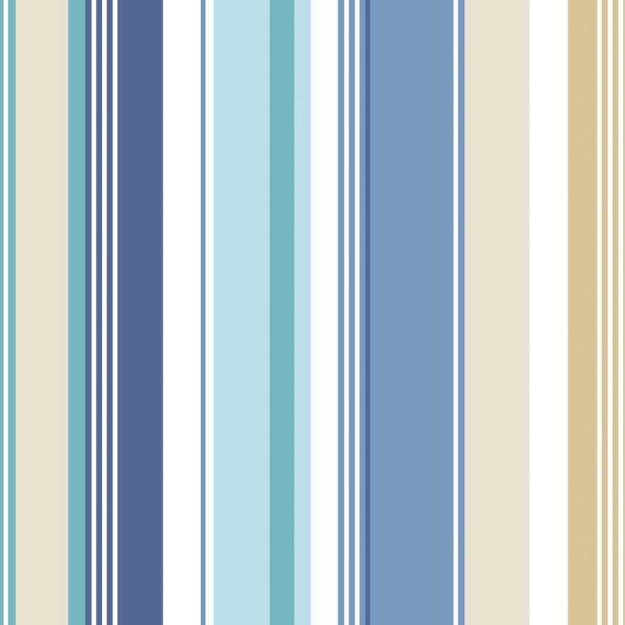 Ohpopsi So Stripey Barcode STR50107W Wallpaper - Ocean