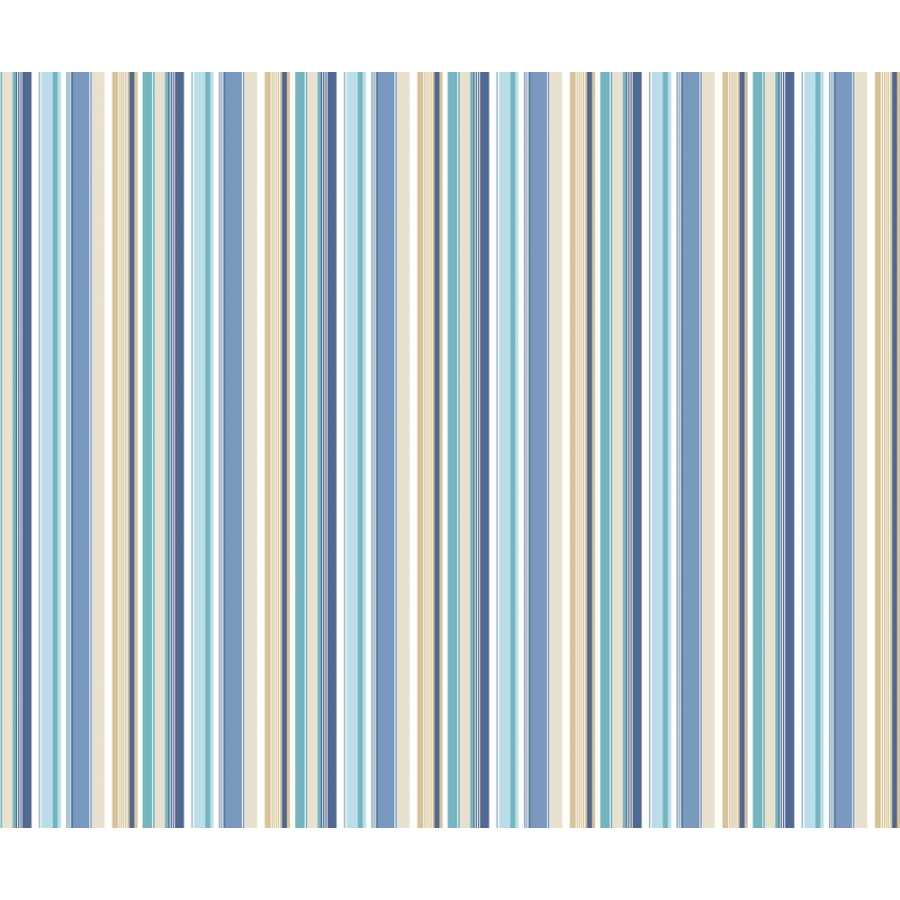 Ohpopsi So Stripey Barcode STR50107W Wallpaper - Ocean