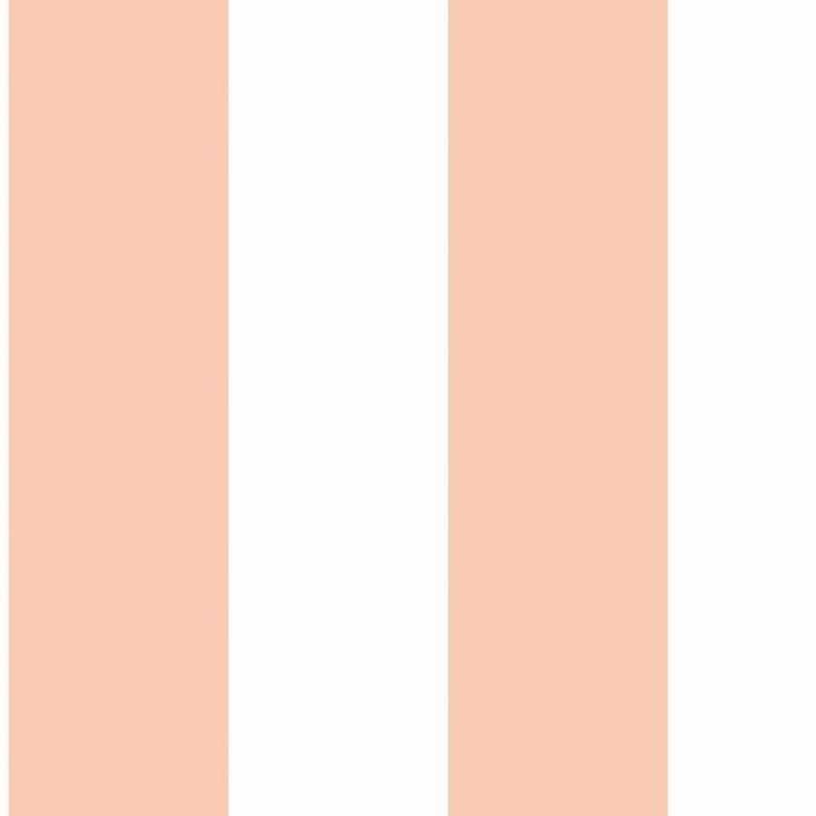 Ohpopsi So Stripey Bloc Stripe STR50114W Wallpaper - Peach Puff