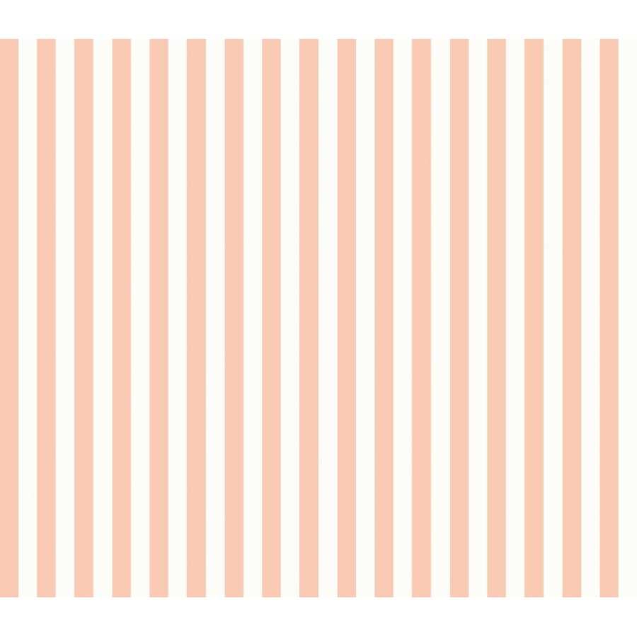 Ohpopsi So Stripey Bloc Stripe STR50114W Wallpaper - Peach Puff