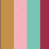 Ohpopsi So Stripey Rainbow Bloc STR50122W Wallpaper - Hot Magenta