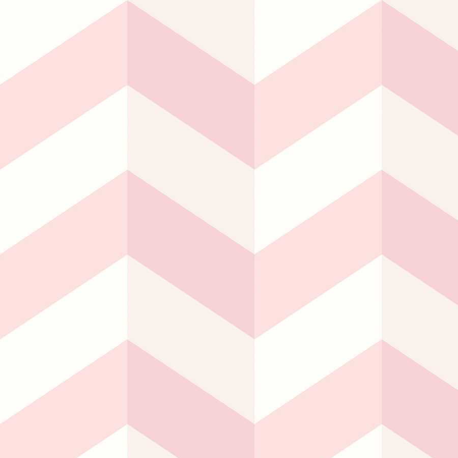 Ohpopsi So Stripey Illusion Chevron STR50133W Wallpaper - Ballet Slipper