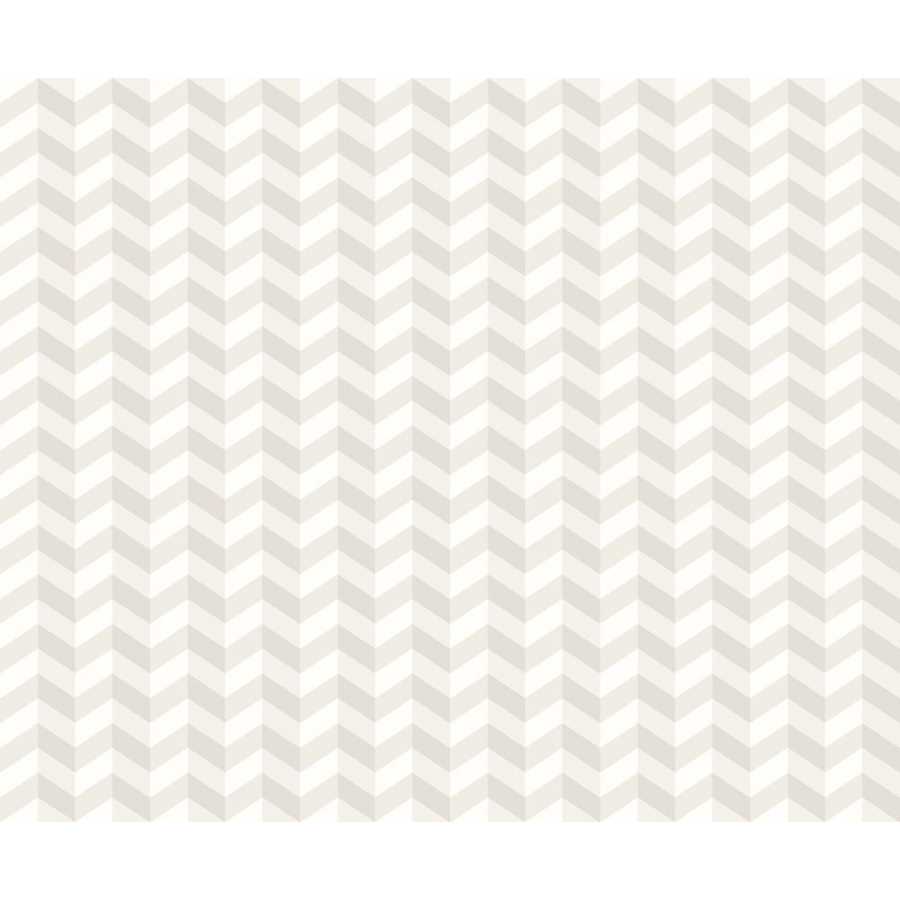 Ohpopsi So Stripey Illusion Chevron STR50135W Wallpaper - Coconut Pop