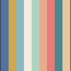 Ohpopsi So Stripey Candy Kaleidoscope STR50137W Wallpaper - Lipstick Twist