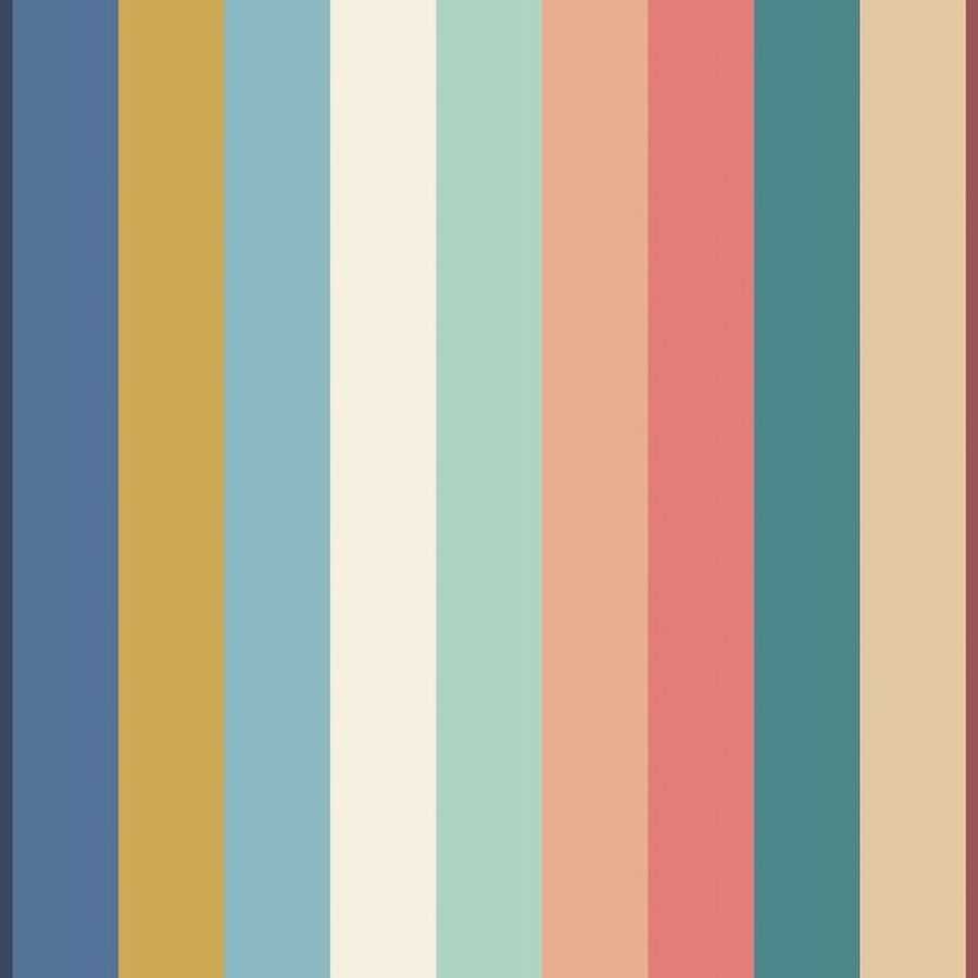 Ohpopsi So Stripey Candy Kaleidoscope STR50137W Wallpaper - Lipstick Twist