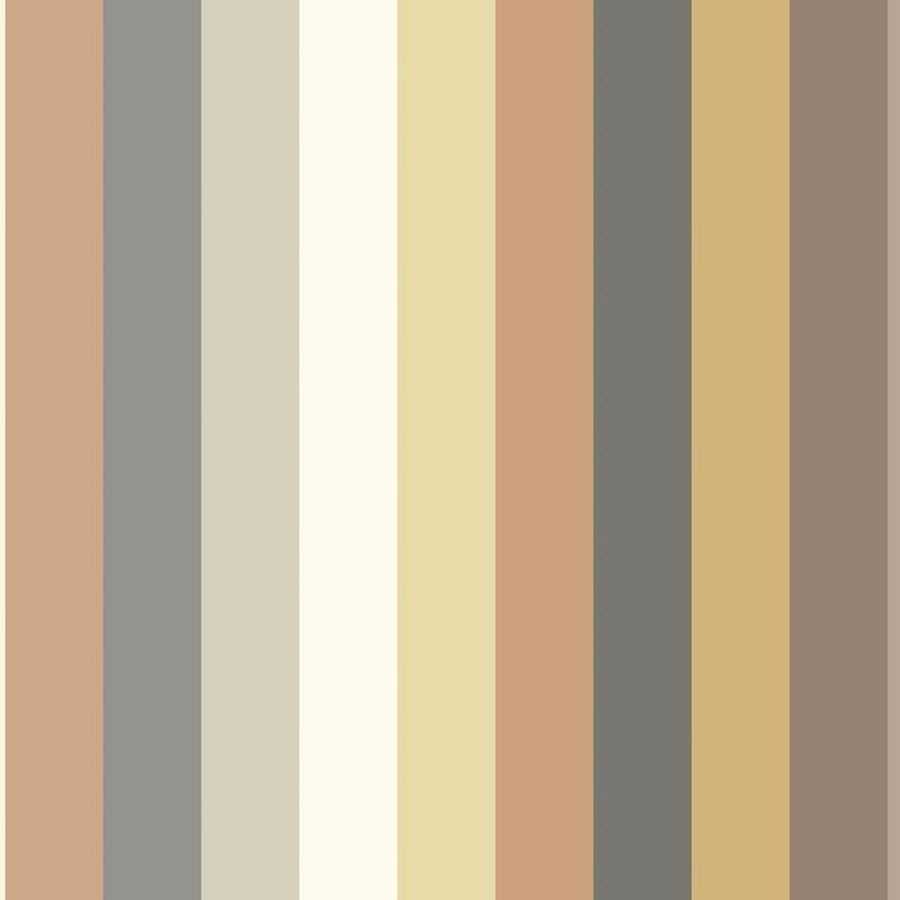 Ohpopsi So Stripey Candy Kaleidoscope STR50141W Wallpaper - Chocolate Twist