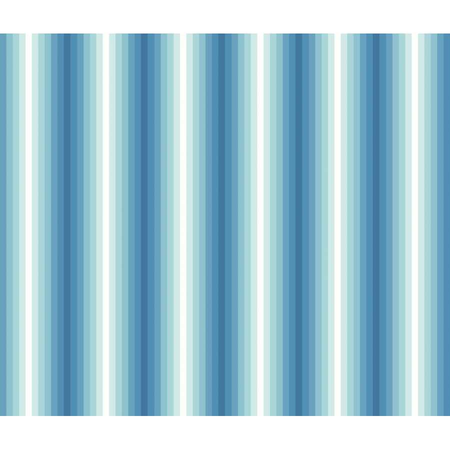 Ohpopsi So Stripey Tone On Tone STR50147W Wallpaper - Denim