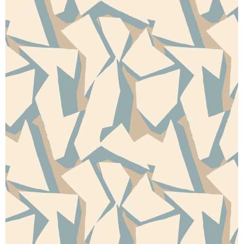 Ohpopsi SHATTER FRA50110W Wallpaper - SOFT PETROL