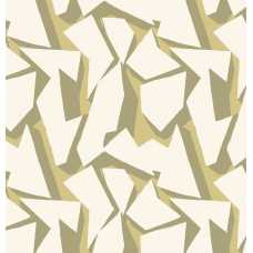 Ohpopsi SHATTER FRA50111W Wallpaper - OLIVE OIL