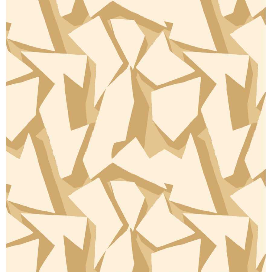 Ohpopsi SHATTER FRA50112W Wallpaper - OCHRE