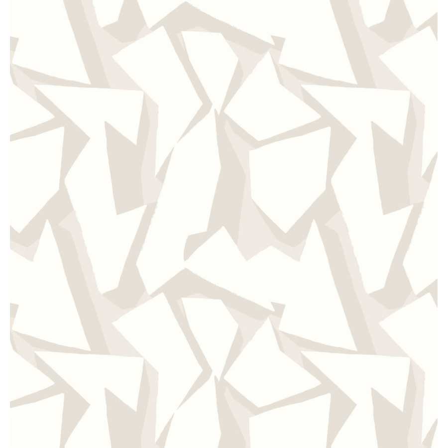 Ohpopsi SHATTER FRA50116W Wallpaper - CHALK
