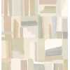 Ohpopsi ABSTRACT CUBES FRA50123W Wallpaper - AVOCADO MIST