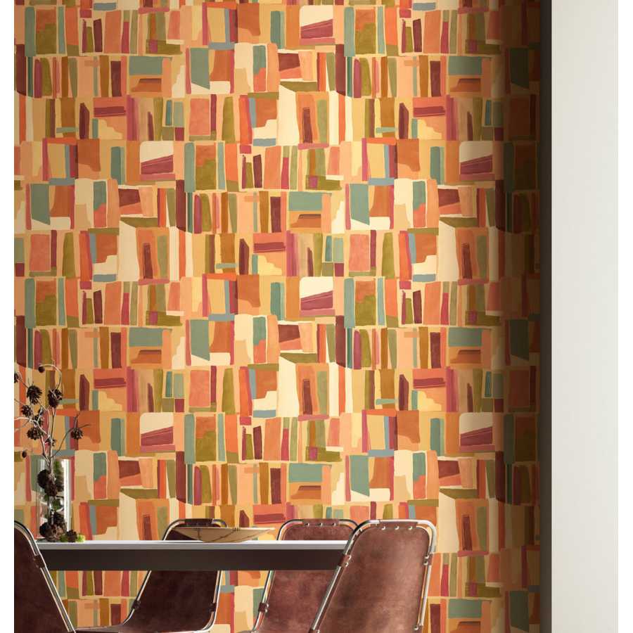 Ohpopsi ABSTRACT CUBES FRA50127W Wallpaper - MARMALADE RIOT Lifestyle