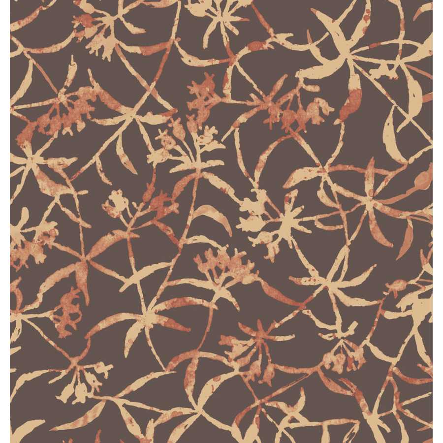 Ohpopsi ENTWINE FRA50144W Wallpaper - DARK MAPLE