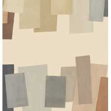 Ohpopsi OFFSET BLOCKS FRA50153W Wallpaper - GINGERBREAD LATTE