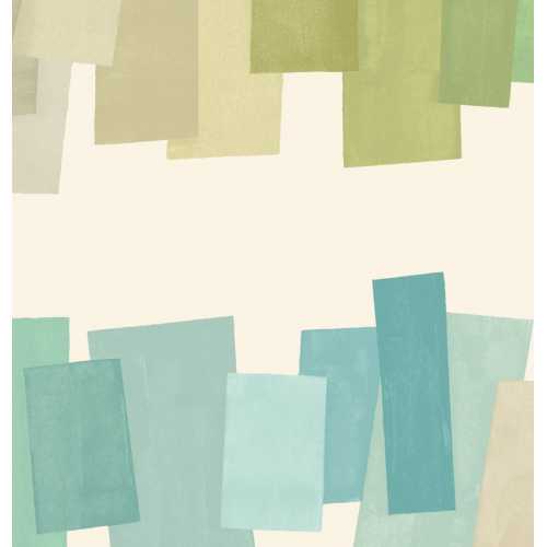 Ohpopsi OFFSET BLOCKS FRA50155W Wallpaper - PISTACHIO TWIST