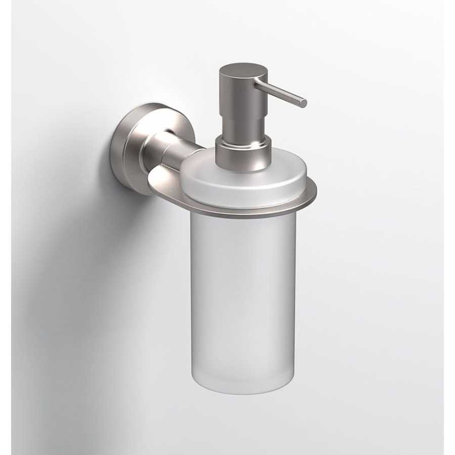 Sonia Tecno Project Ring Soap Dispenser - Brushed Nickel