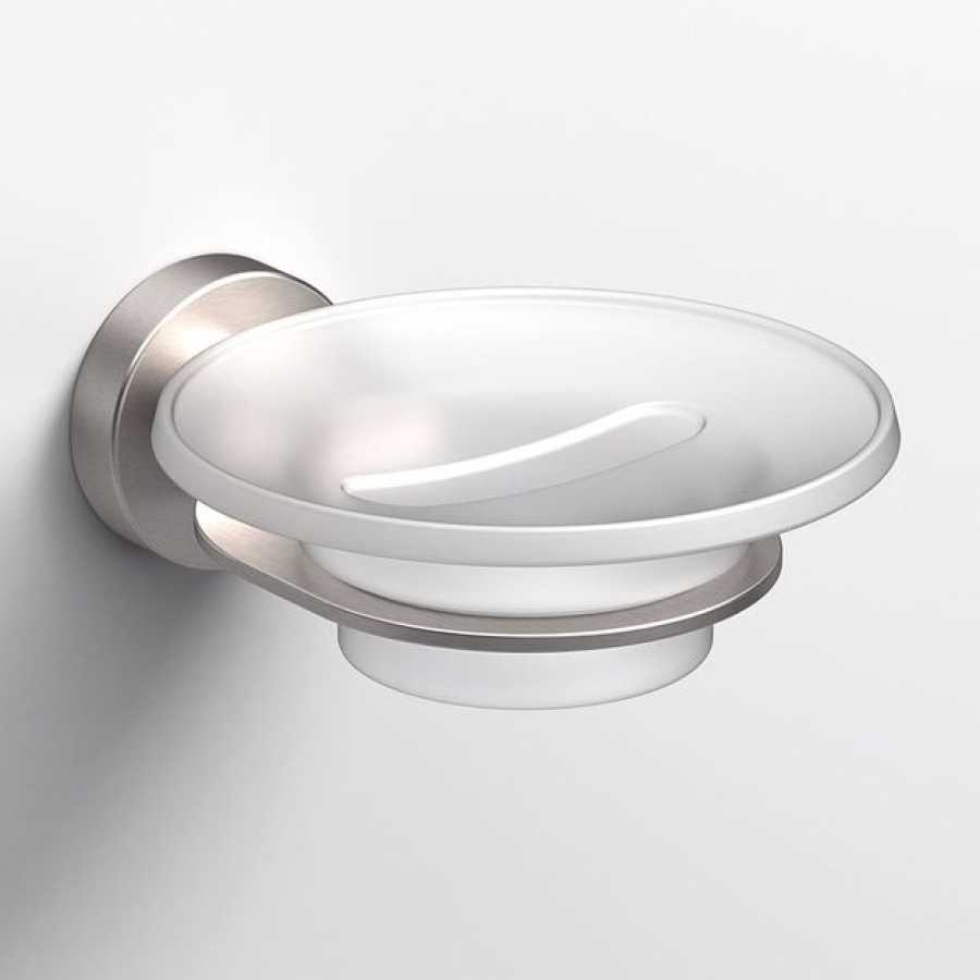 Sonia Tecno Project Ring Soap Dish - Brushed Nickel
