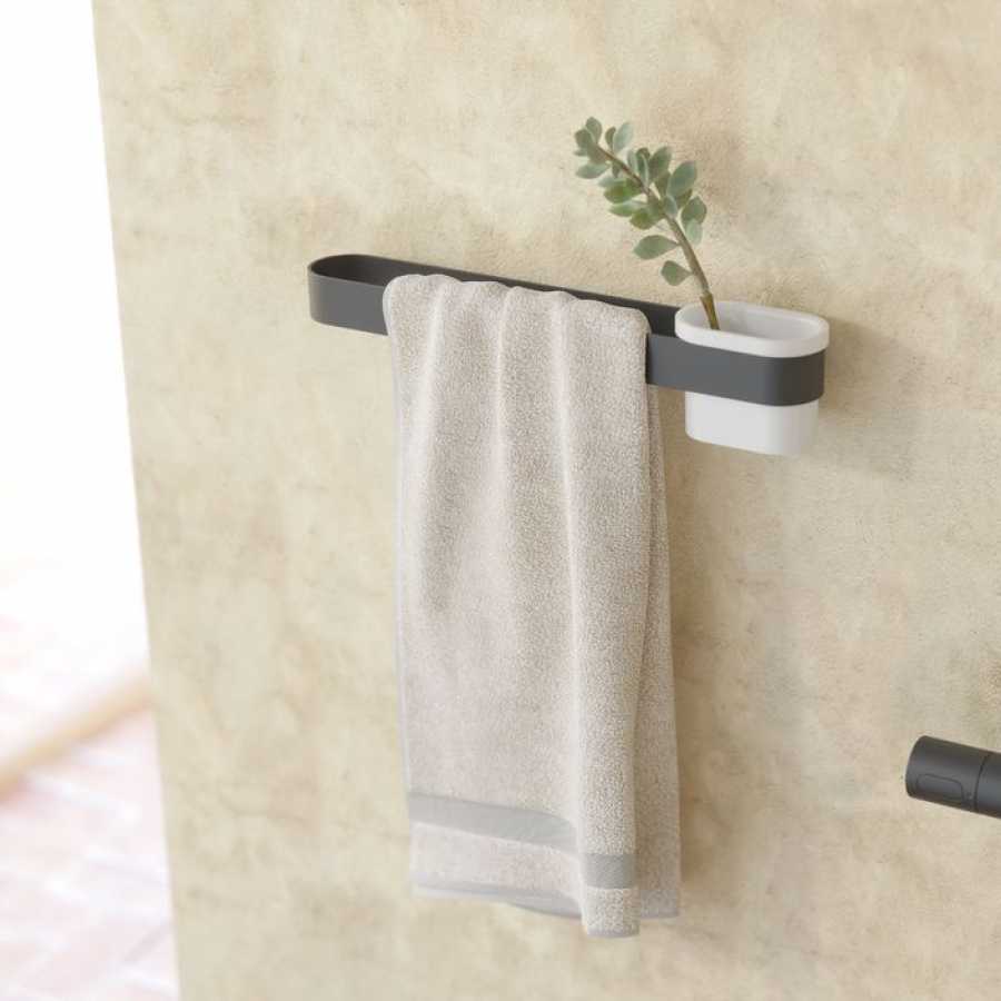 Sonia S5 Towel Rail - Black - Small
