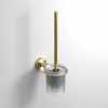 Sonia Tecno Project Ring Toilet Brush - Brushed Brass