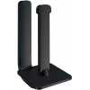 Gedy Outline Spare Toilet Roll Holder - Black