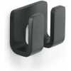 Gedy Outline Double Wall Hook - Black