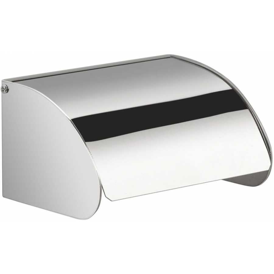 Gedy G Pro Toilet Roll Holder With Flap - Chrome