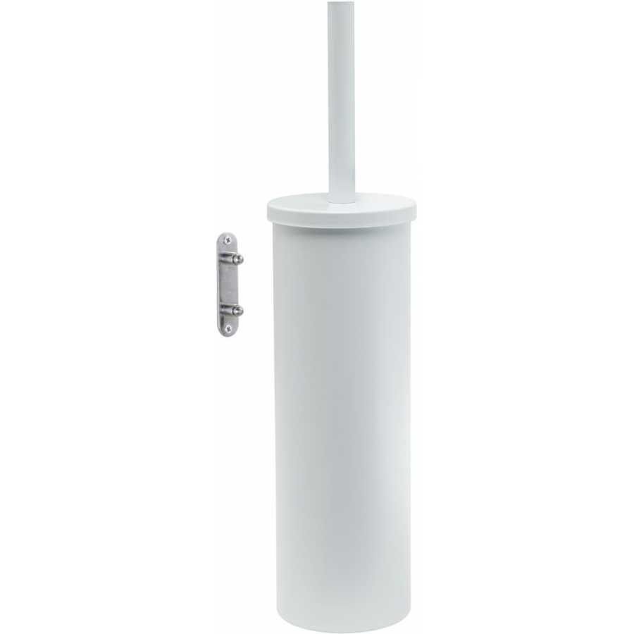 Gedy Flip Wall Mounted Toilet Brush - White